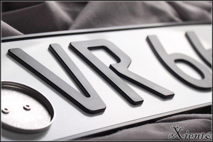 Passat-35i-B3-VR6-3D-Kunststoff-Kennzeichen-tuning